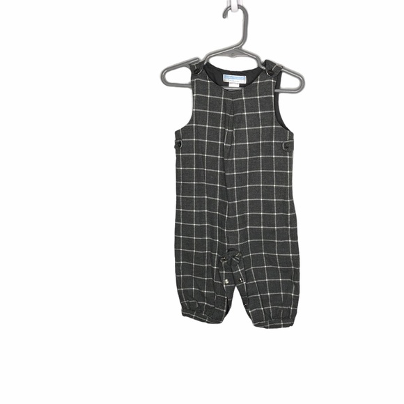 Janie and Jack Other - Janie and Jack Gray Check Romper 6-12 months